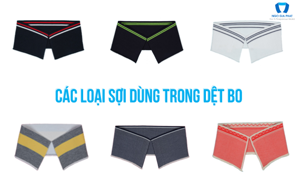 Các loại sợi thông dụng trong dệt bo